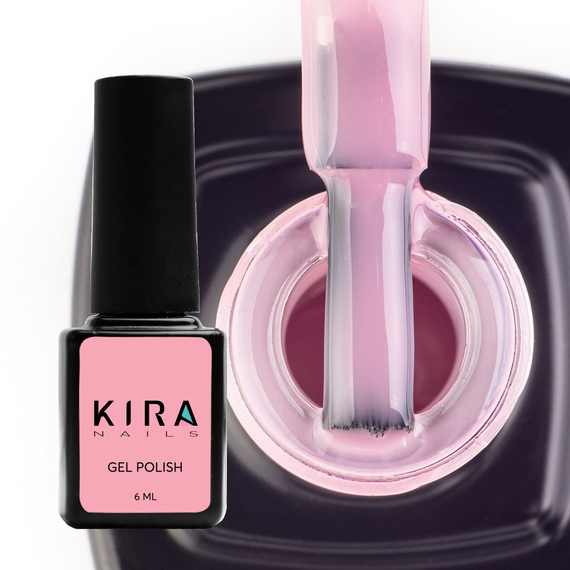 Gel polish Kira Nails #002 light pink enamel, 6 ml