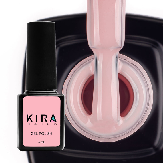 Gel polish Kira Nails #003 light pink for french enamel, 6 ml