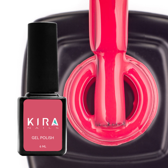 Gel polish Kira Nails #042 raspberry enamel, 6 ml