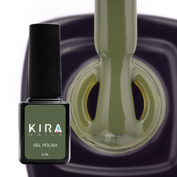 Гель-лак Kira Nails №148 темно-зеленый эмаль, 6 мл