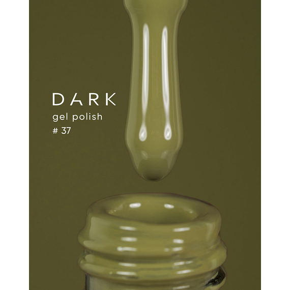 Гель-лак DARK №037, оливковый, 6 мл