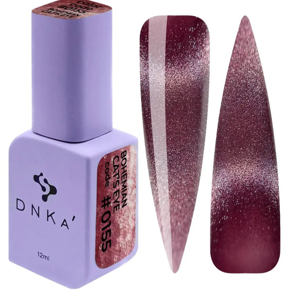 DNKA Bohemian Cat Eye Gel Nail Polish No. 0155, cat`s eye, 12 ml
