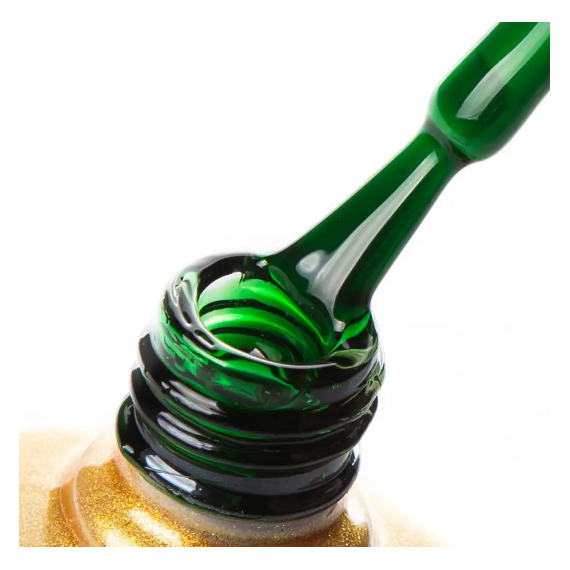 Гель-лак Yo Nails №204, витраж зеленый, 8 мл