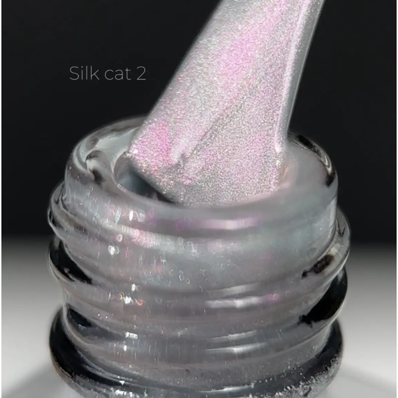 Гель-лак Saga Silk Cat Кошачий Глаз №02, 10 мл, изображение 2