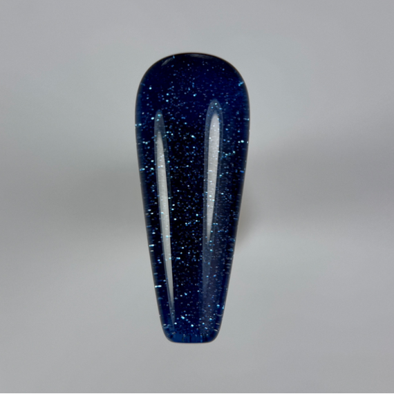 TOUCH gel polish PIXI No. 05, blue with glitter, 9 ml