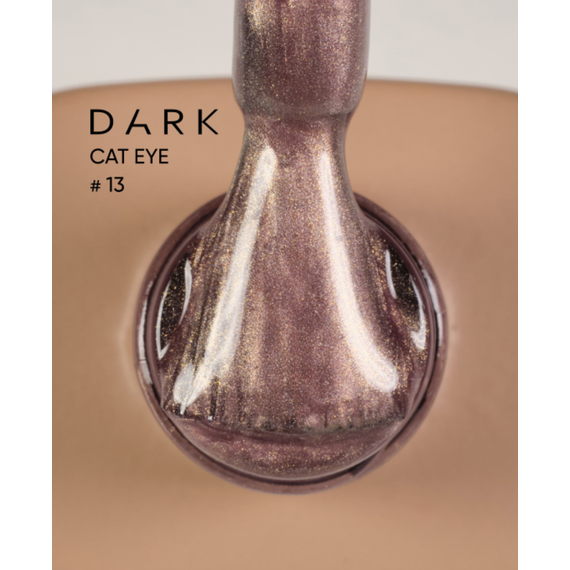 Гель-лак DARK Cat №13 кошачий глаз, 6 мл, изображение 3