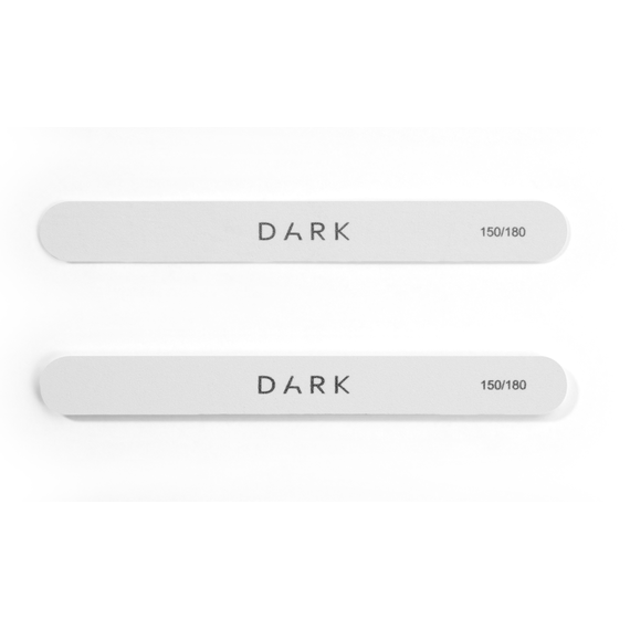 Набор пилочек DARK овал 150/180, 10 шт.