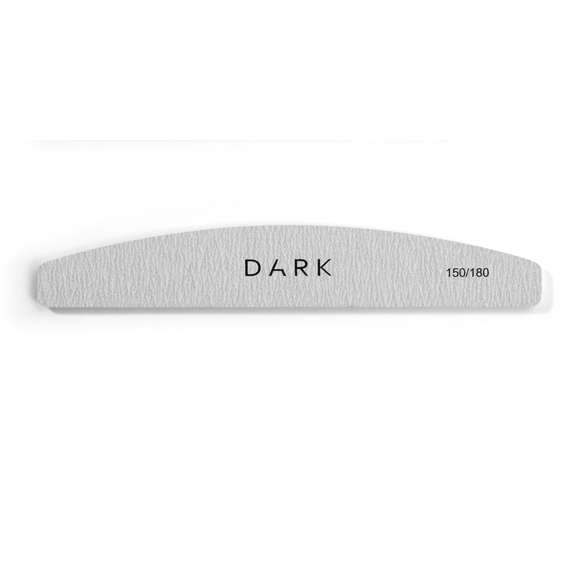 DARK semi-circle file set on foam gray 150/180, 25 pcs.