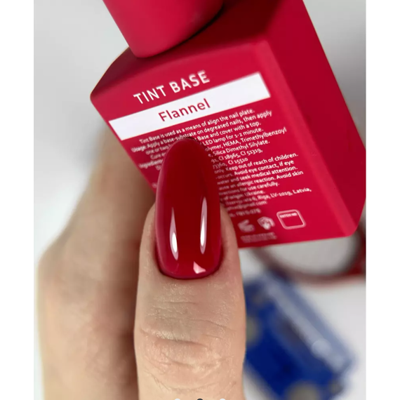 Оттеночная база HEYLOVE Tint base FLANNEL красная, 15 мл, изображение 3
