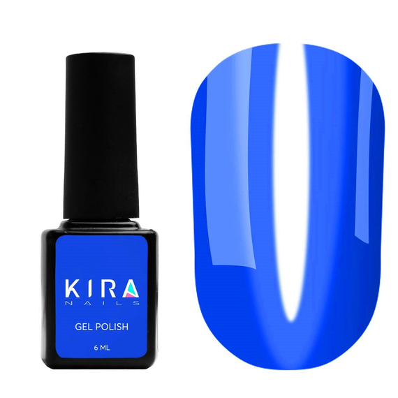 Гель-лак Kira Nails Vitrage №09 синій, 6 мл, зображення 2