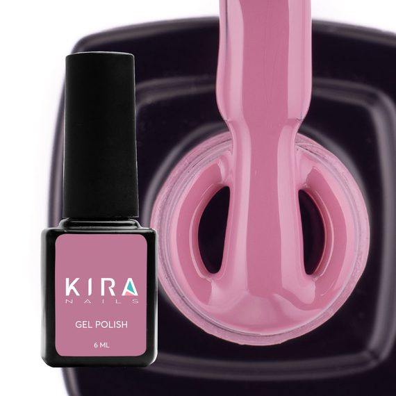Гель-лак Kira Nails №092 темно-сиреневый эмаль, 6 мл