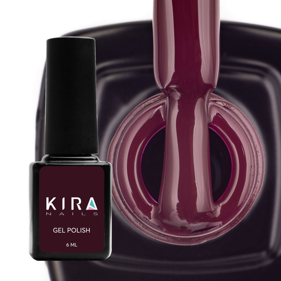 Гель-лак Kira Nails №032 сливовий емаль, 6 мл