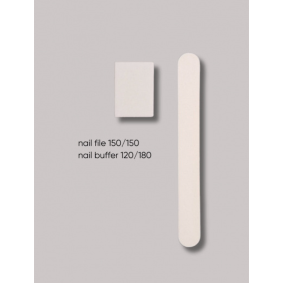 Одноразовий набір DARK пилка 150/150 та баф 120/180, 1 шт