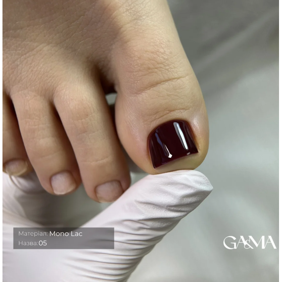 Гель-лак однофазный Gemely Mono Lac №005, спелая черешня, 6 мл, изображение 2