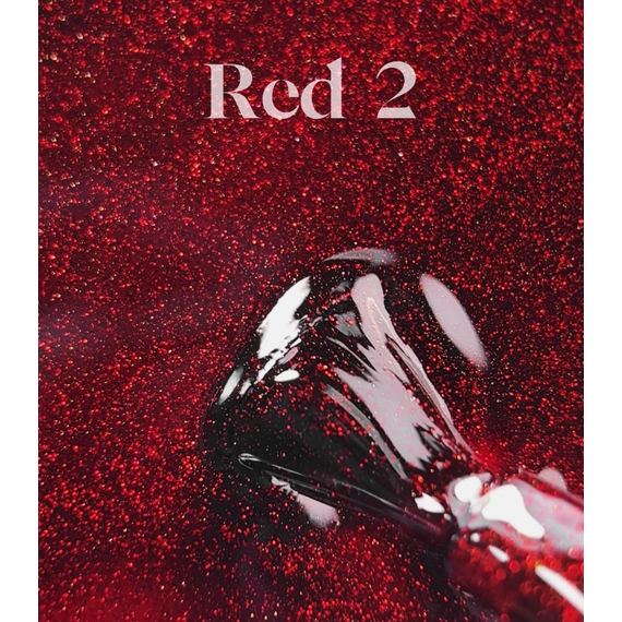 Гель-лак для нігтів Saga Love Red №02, 10 мл, зображення 2
