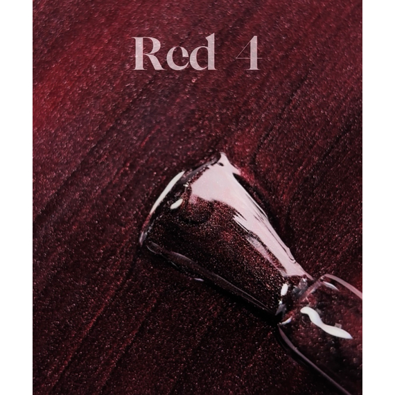 Гель-лак для нігтів Saga Love Red №04, 10 мл, зображення 2