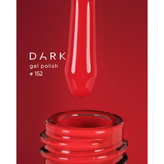 Гель-лак DARK №152, красный, 6 мл