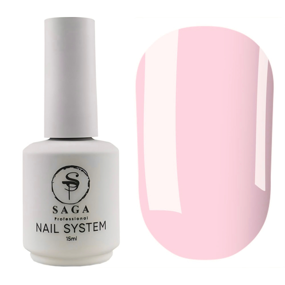 Жидкий гель для ногтей Saga Liquid gel №11, персиково-розовый, 15 мл