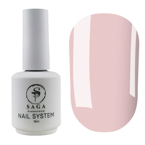 Жидкий гель для ногтей Saga Liquid gel №07, бледно-розовый, 15 мл