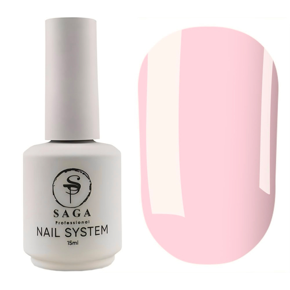 Saga Liquid gel for nails No. 14, light pink, 15 ml