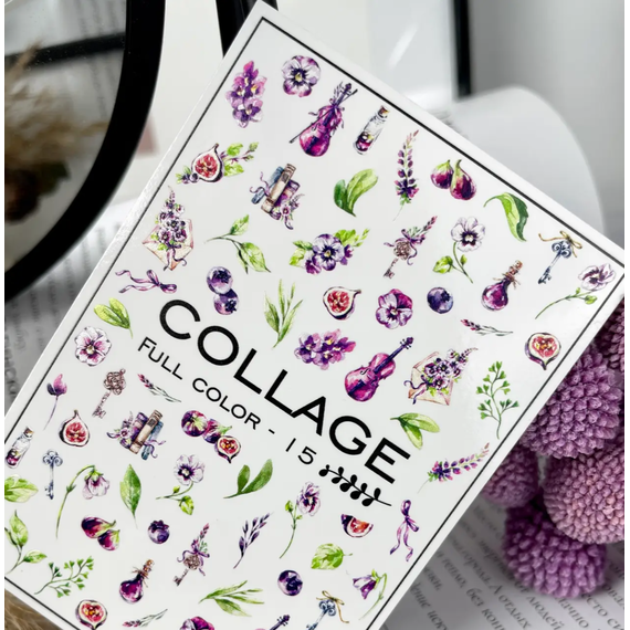 Слайдер дизайн Collage 15 цветов