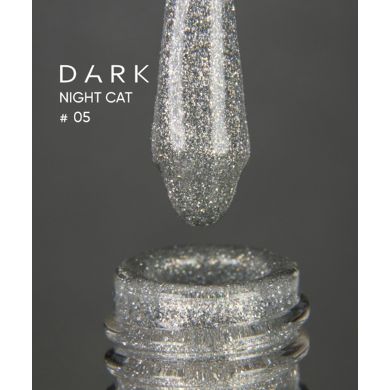 Гель-лак DARK Night Cat №05 котяче око, 10 мл