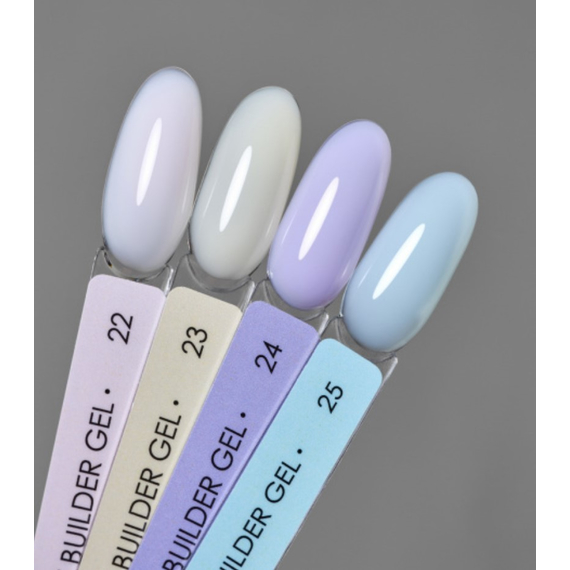 DARK Smart Builder gel nail gel No. 25, blue, 15 ml, 3 image