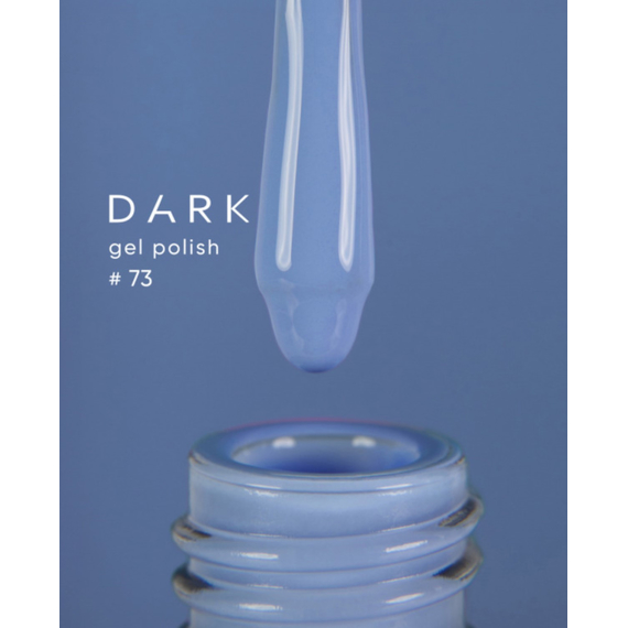 Гель-лак DARK №073, голубой, 6 мл