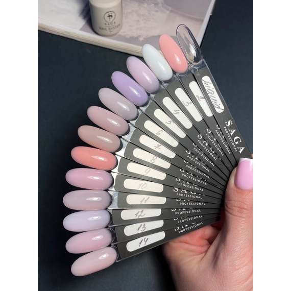 Жидкий гель для ногтей Saga Liquid gel №03, молочно-белый, 15 мл, изображение 2