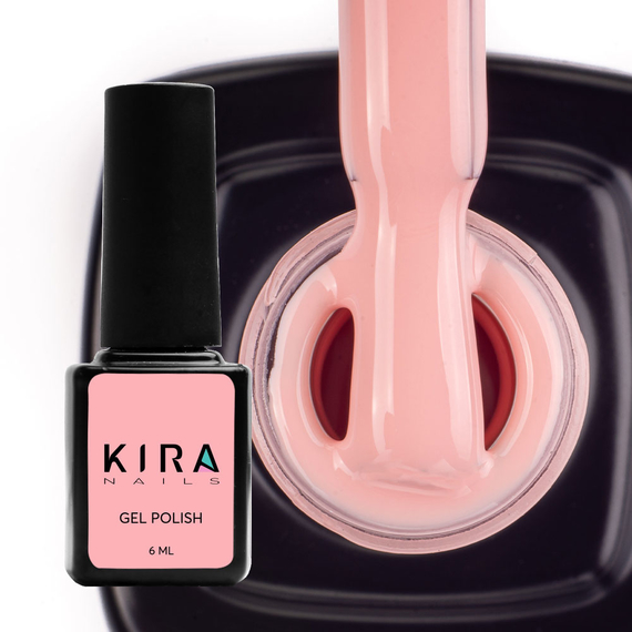 Гель-лак Kira Nails №013 світлий персиково-рожевий емаль, 6 мл