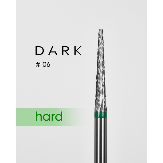 Насадка фреза игла твердосплавная DARK №06 зеленая