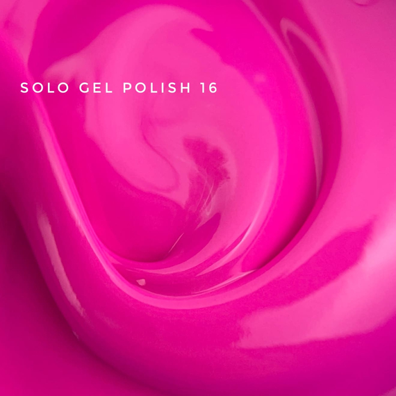Гель-лак однофазный TOUCH Solo gel Polish №16, розовый, 9 мл