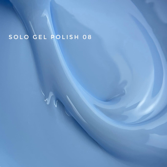 Гель-лак однофазный TOUCH Solo gel Polish №08, голубой, 9 мл