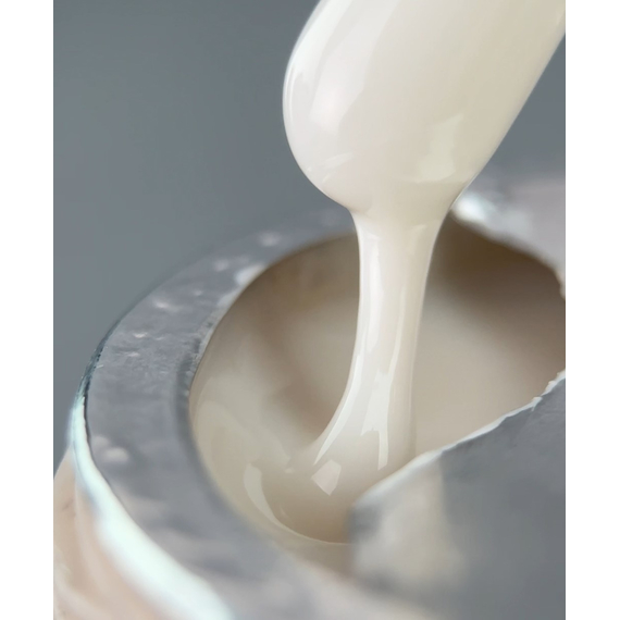 Гель для нігтів DA_23 Fiber Gel White power, біла міць, 30 мл, зображення 2