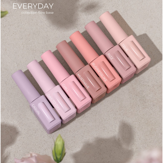 База для ногтей HEYLOVE Flow base Casual, молочно-серая, 15 мл, изображение 2