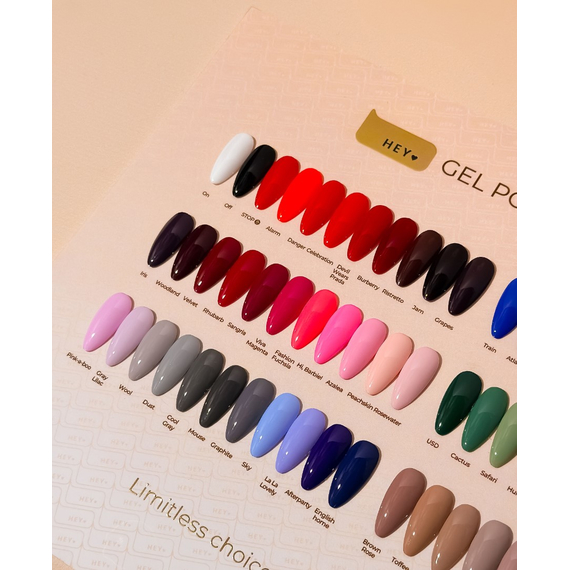 Гель-лак HEYLOVE Gel Polish Alarm, неоново-коралловый, 15 мл, изображение 2