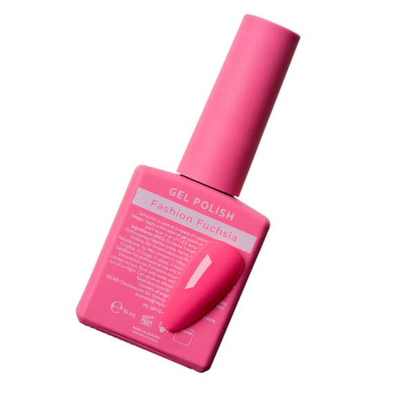 Гель-лак HEYLOVE Gel Polish Fashion Fuchsia фуксія, 15 мл, зображення 3