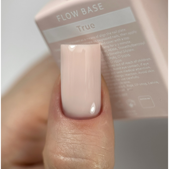 База для ногтей HEYLOVE Flow base True, слоновая кость, 15 мл, изображение 3