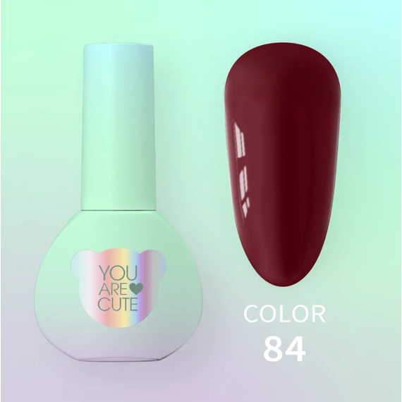 Gel nail polish YouAreCute Color No. 084, 5 ml