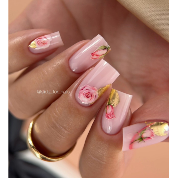 Slider design SLIDIZ NC008 roses, without cutting, 2 image