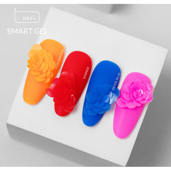 Жидкий гель HEYLOVE Smart Gel Sun Orange, оранжевый, 15 мл, изображение 2