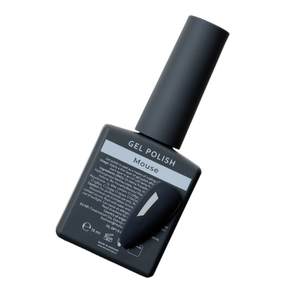 Гель-лак HEYLOVE Gel Polish Mouse темний сірий, 15 мл, зображення 3