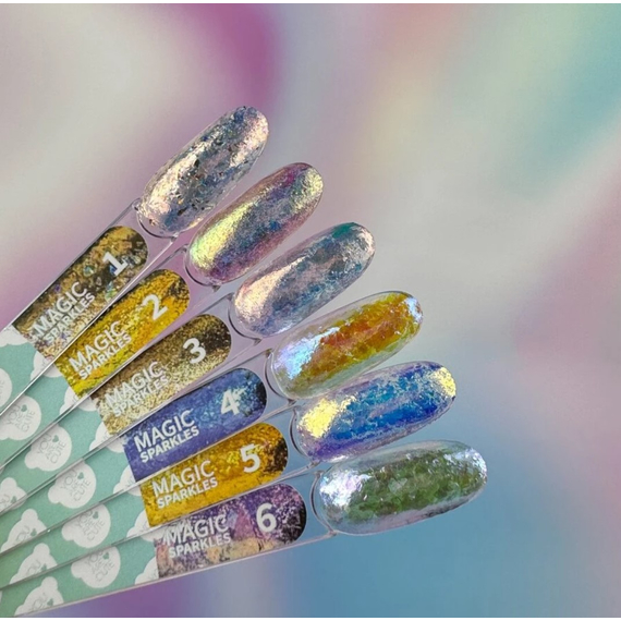 Сухі блискітки для нігтів YouAreCute Magic Sparkles №03, 0,2 г, зображення 2