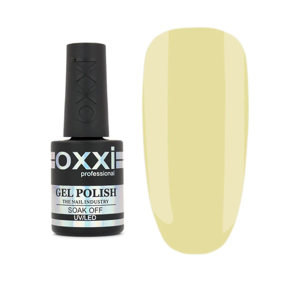 Гель-лак Oxxi №191 бледно-желтый, 10 мл