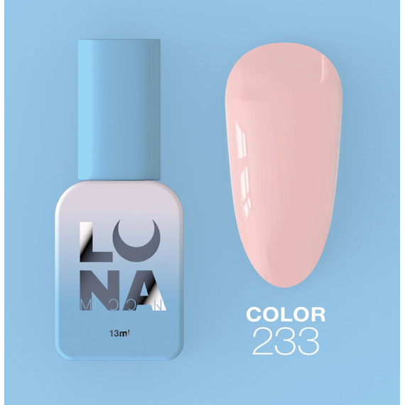 Гель-лак Luna Color №233 нежный беж, 13 мл