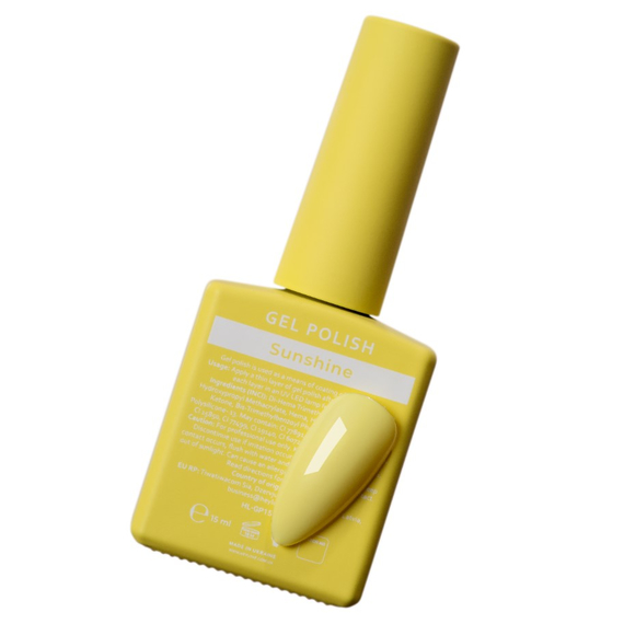 Гель-лак HEYLOVE Gel Polish Sunshine желтый, 15 мл, изображение 3