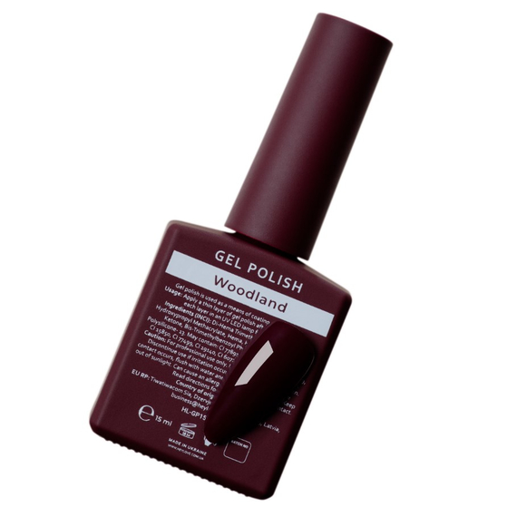 Гель-лак HEYLOVE Gel Polish Woodland вишневий, 15 мл, зображення 3
