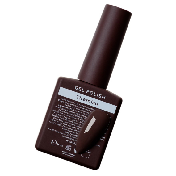 Гель-лак HEYLOVE Gel Polish Tiramisu шоколадный, 15 мл, изображение 3