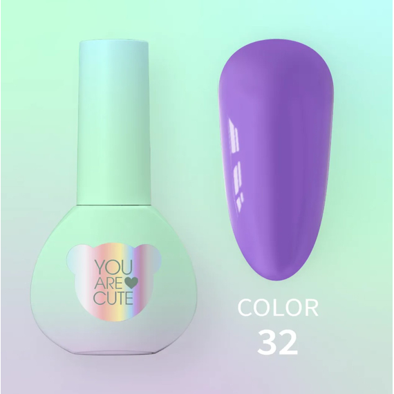 Gel nail polish YouAreCute Color No. 032, 5 ml