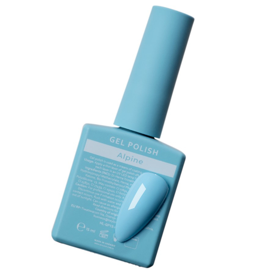 Гель-лак HEYLOVE Gel Polish Alpine голубой, 15 мл, изображение 3